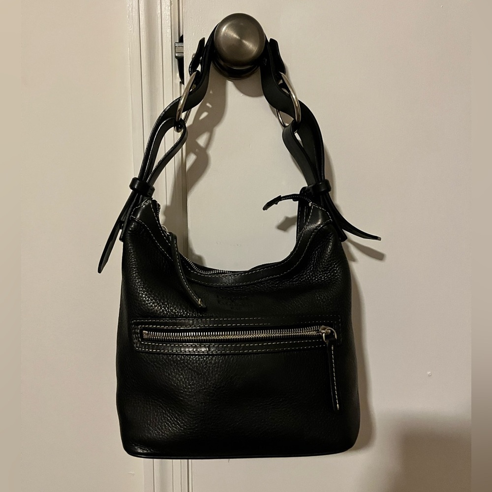 Dooney and Bourke black pebble shoulder bag - Great vintage bag!